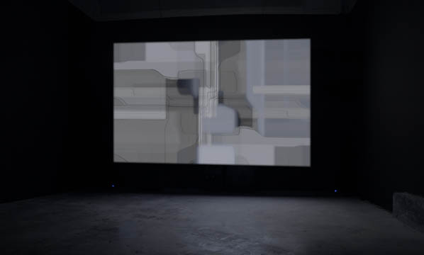 Sunset Blues video installation view